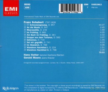 Hotter,Hans: Lieder [CD]