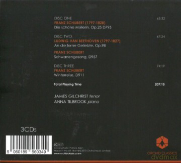 James Gilchrist: Liederzyklen [3CD]