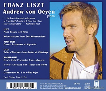 Von Oeyen,Andrew: Liszt:Piano Music [CD]