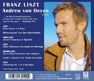Von Oeyen,Andrew: Liszt:Piano Music [CD]
