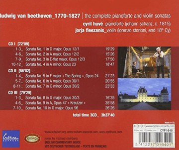 Jorja Fleezanis (Violine): Ludwig Van Beethoven: Die Sonaten Für Violine Und Klavier [3CD]