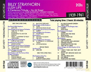 Strayhorn,Billy: Lush Life [2CD]