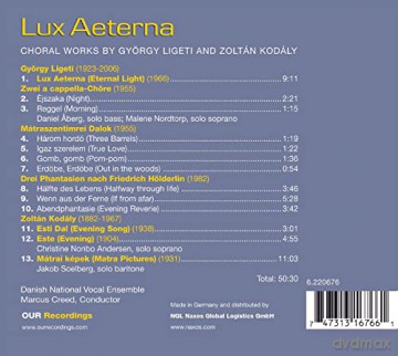 Marcus Creed: Lux Aeterna [CD]