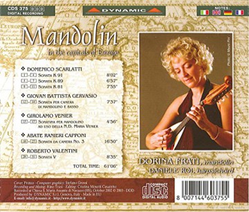 Frati,Dorina: Mandolin In The Capitals Of Europe [CD]
