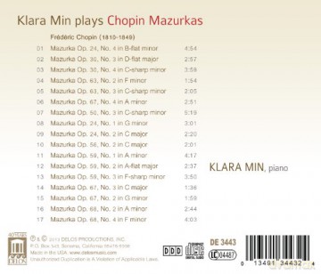 Min,Klara: Mazurkas [CD]