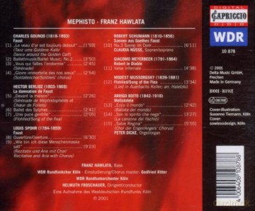 Franz Hawlata: Mephisto [CD]