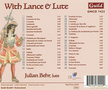 Behr,Julian: Mit Lanze Und Laute [CD]