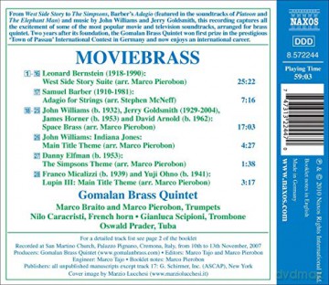 Gomalan Brass Quintet: Moviebrass [CD]