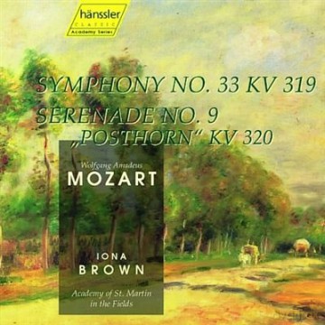 Brown,Iona: Mozart Sinfonie 33 Brown [CD]