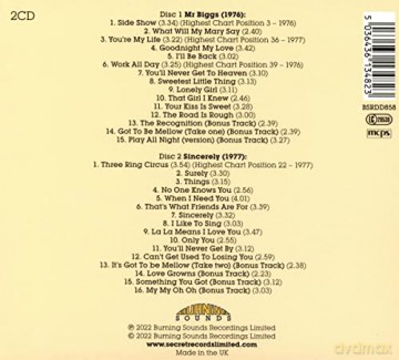 Biggs,Barry: Mr Biggs+Sincerely [2CD]