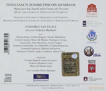 Ensemble San Felice-Federico Bardazzi: Music And Liturgy In 14th Cent Florence [CD]