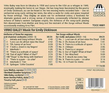Shelton: Music For Emily Dickinson [CD]