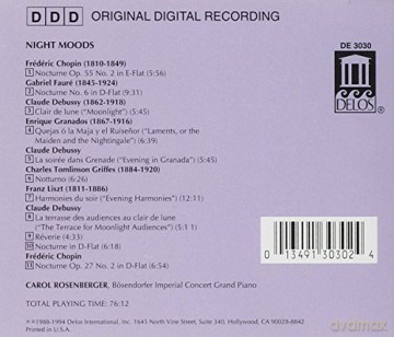 Rosenberger,Carol: Night Moods/Klavier [CD]