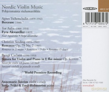 Aström,Annemarie: Nordische Violinmusik [CD]