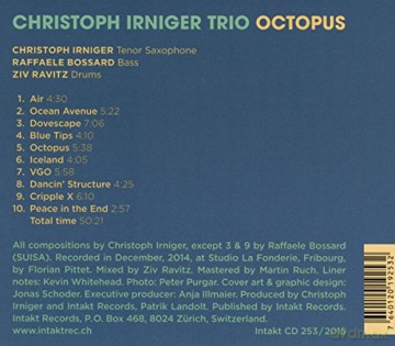 Irniger,Christoph Trio: Octopus [CD]