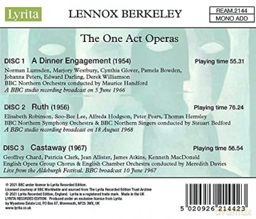 BBC Northern Symphony Orchestra - Maurice Handford: One Act Operas [3CD]