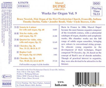 Neswick,Bruce: Orgelwerke Vol. 9 [CD]