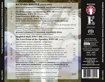Harmonia Mundi: Pierre/New York P Boulez - Boulez Conducts Wagner [CD]