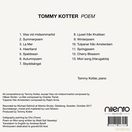 Kotter,Tommy: Poem [CD]
