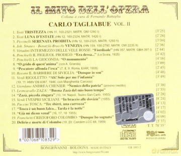 Tagliabue,Carlo: Ponchielli/Verdi/Giordano [CD]