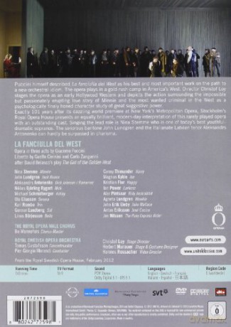 Nina Stemme: Puccini: La Fanciulla Del West (Royal Swedish Opera House, 2012) [CD]