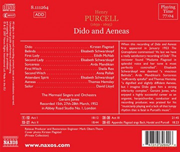 Kirsten Flagstad: Purcell: Dido Und Aeneas (Kirsten Flagstad) [CD]