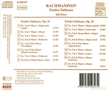 Biret,Idil: Rachmaninoff Klavierwerke Biret [CD]