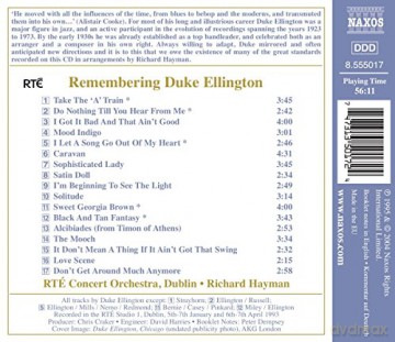 Hayman,Richard: Remembering Duke Ellington [CD]
