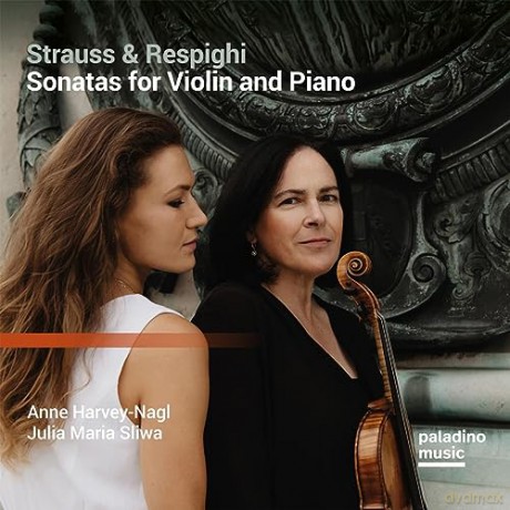 Anne Harvey-Nagl: Richard Strauss: Sonate Op. 18 - Ottorino Respighi: Sonate P 110 [CD]