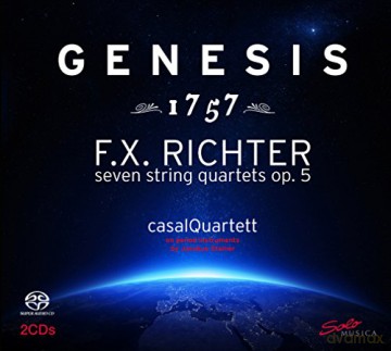 Casal Quartett: Richter: Streichquartette Op.5 [2CD]