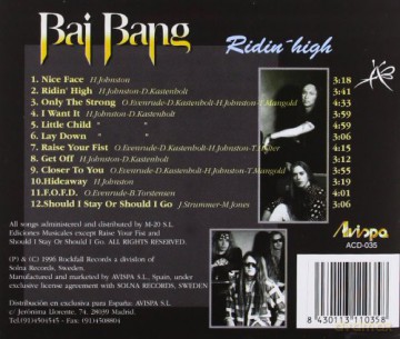 Bai Bang: Ridin High [CD]