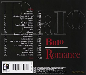 Brio: Romance-Music Of 15th Century Spain [CD]