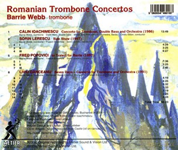 Webb,Barrie: Romanian Trombone Concertos [CD]