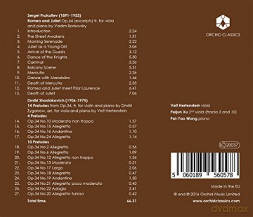Veit Hertenstein: Romeo And Juliet [CD]