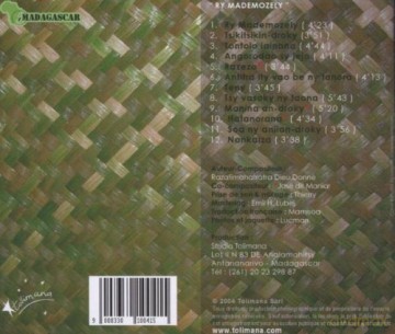 Akon'i Mania: Ry Mademozely [CD]