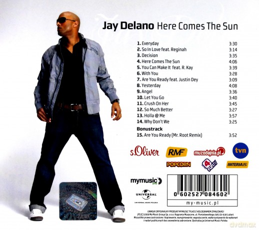 Jay Delano: Here Comes The Sun (Polska Cena!!) [CD]