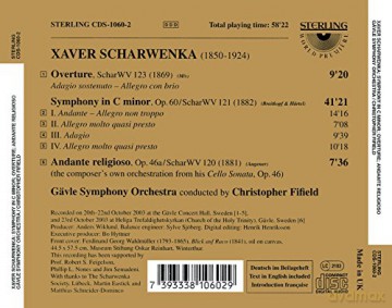 Scharwenka: Scharwenka Symphony C Moll [CD]
