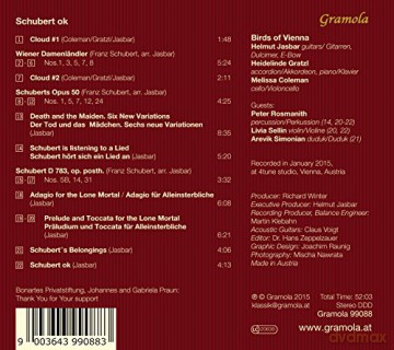 Birds of Vienna: Schubert Ok [CD]