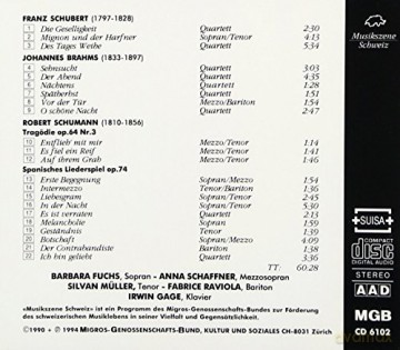 Fuchs,Barbara: Schubert/Brahms/Schumann [CD]