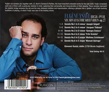 Guzzo,Giovanni: Sechs Sonaten Für Violine Solo [CD]