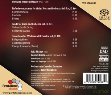 Fischer,Julia: Sinfonia Concertante/Rondo/+ [CD]