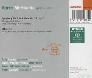 Komsi,Anu: Sinfonie 2/Ekho [CD]