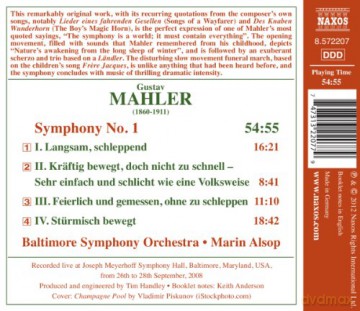 Baltimore Symphony Orchestra: Sinfonie Nr. 1 [CD]