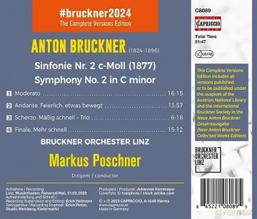 Poschner: Sinfonie Nr. 2 (1877) [CD]