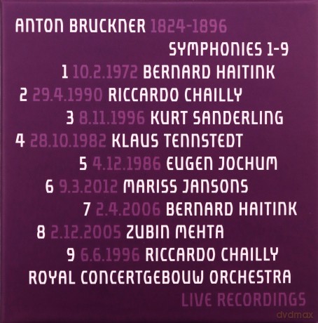 Rco: Sinfonien 1-9(Live Recordings [9CD]