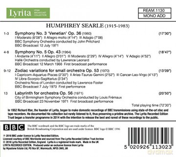 BBC So: Sinfonien 3+5 [CD]