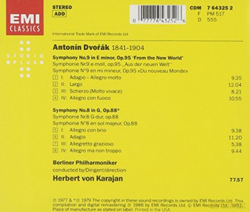 Karajan: Sinfonien 8+9 [CD]
