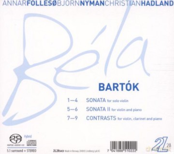 Folleso: Sonata 1+2/Contrasts [CD]