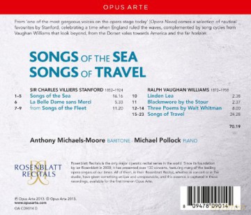 Anthony Michaels-Moore: Songs Of The Sea/Songs Of Travel [CD]