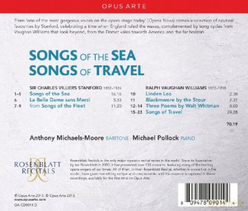 Anthony Michaels-Moore: Songs Of The Sea/Songs Of Travel [CD]